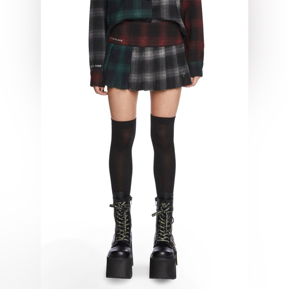 ✨🆕Dolls Kill x Daria 90s Cynic Plaid Skirt Size Small!BNWT!SOLD OUT!Sz S! - Picture 2 of 6